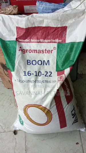 AGROMASTER 16:10:22 Slow Releasing Nitrogen Fertilizer -25kg
