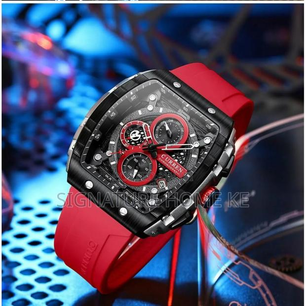 Curren Watch -Red - main view