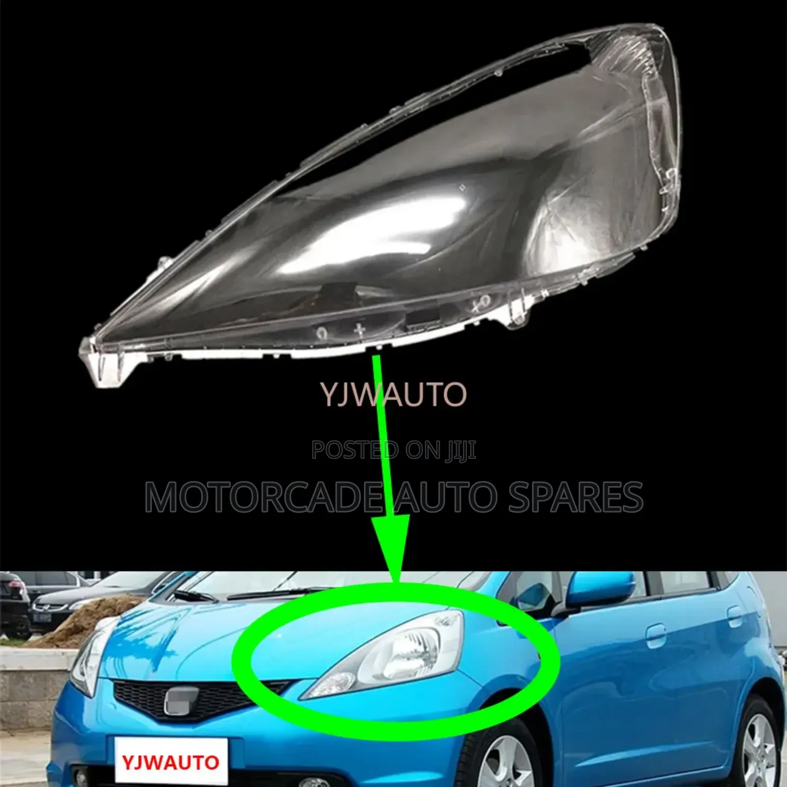 Honda Fit 2010-2013 Headlight Lens