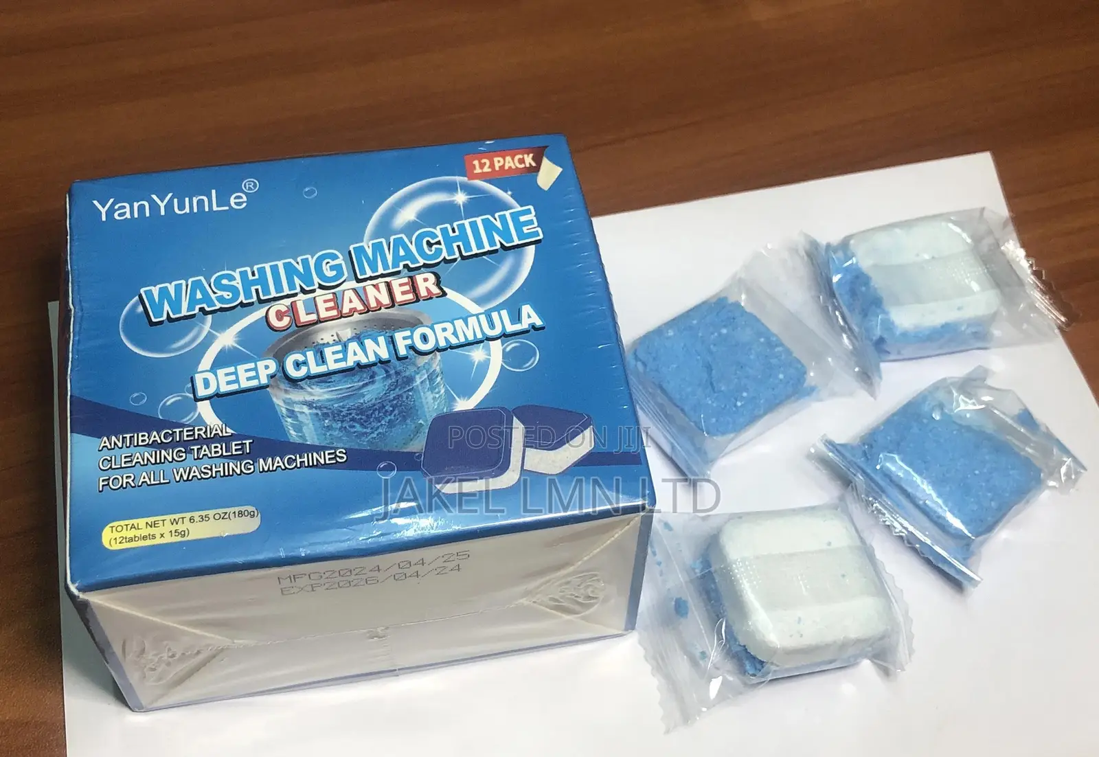 12 Pack Washing Machine Cleaner Deep Clean Formula