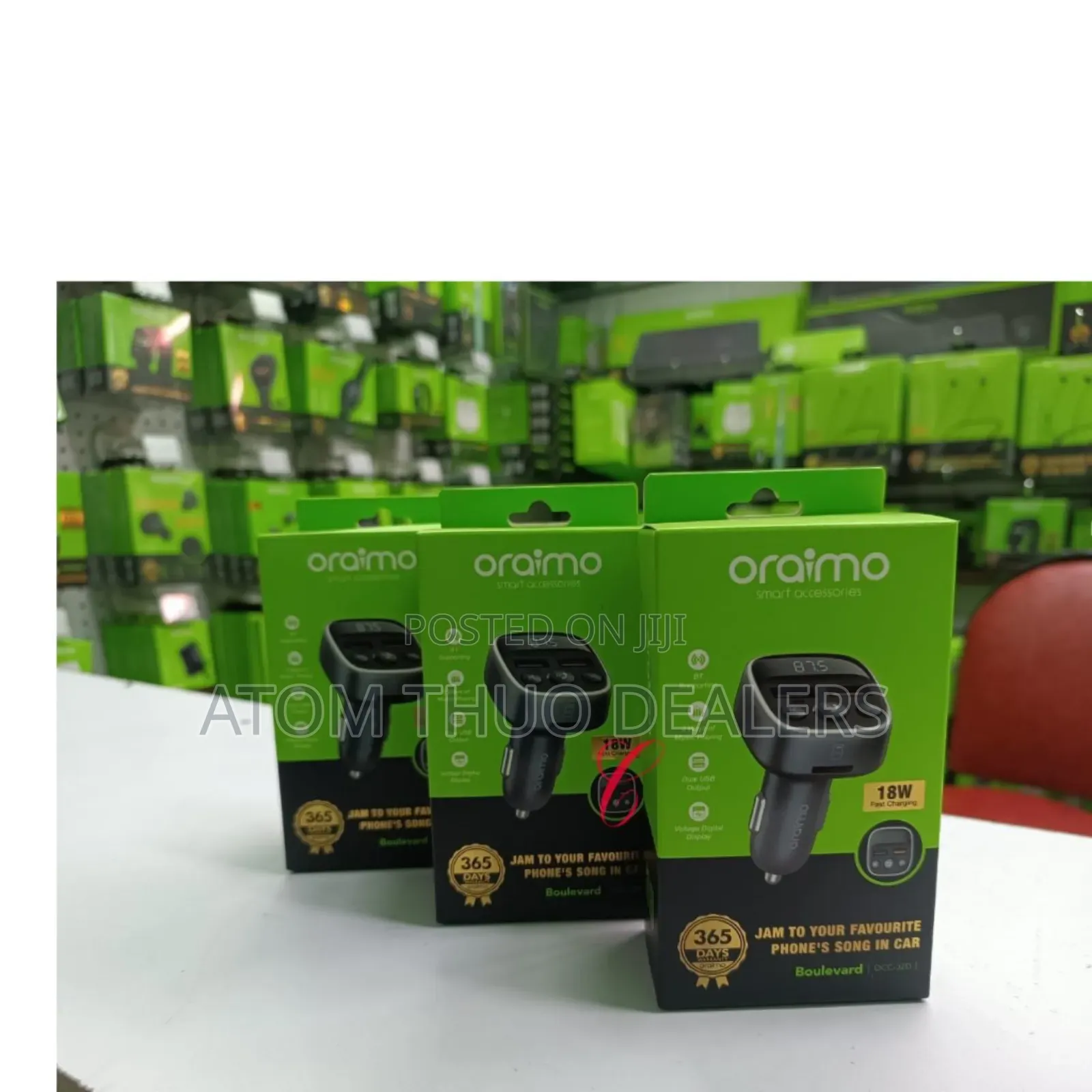 Oraimo Boulevard OCC _32D Car Moderator 18W Fast Charging