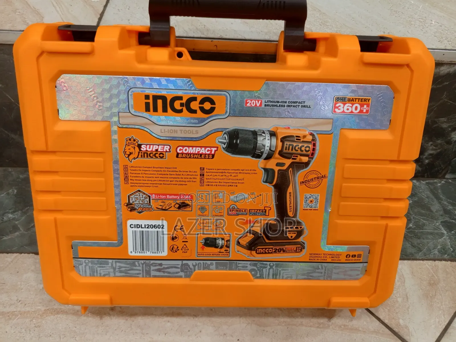 Brushless Cordless Drill 20v