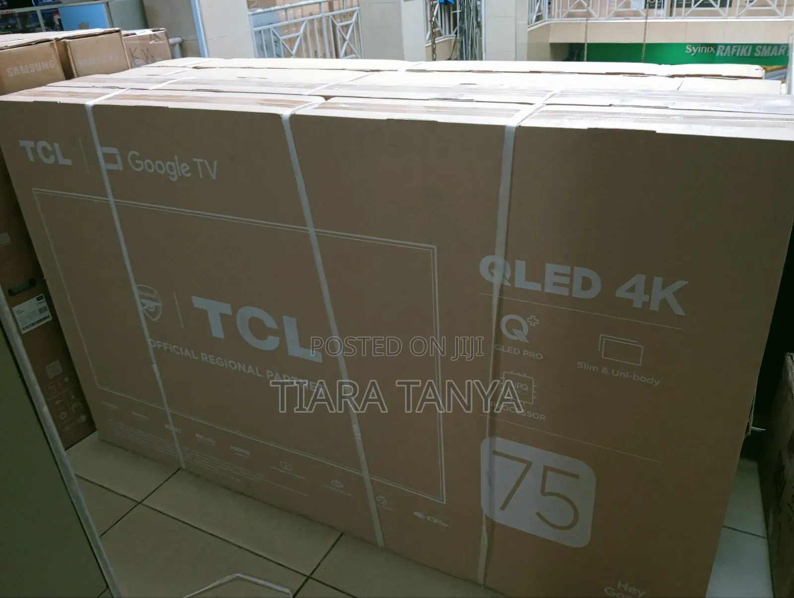 TCL 75′′ C655 (New 2024) QLED Pro Smart Google TV – 75C655