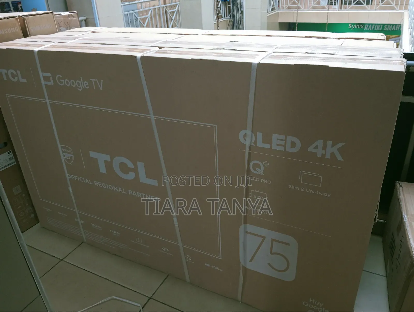 TCL 75′′ C655 (New 2024) QLED Pro Smart Google TV – 75C655