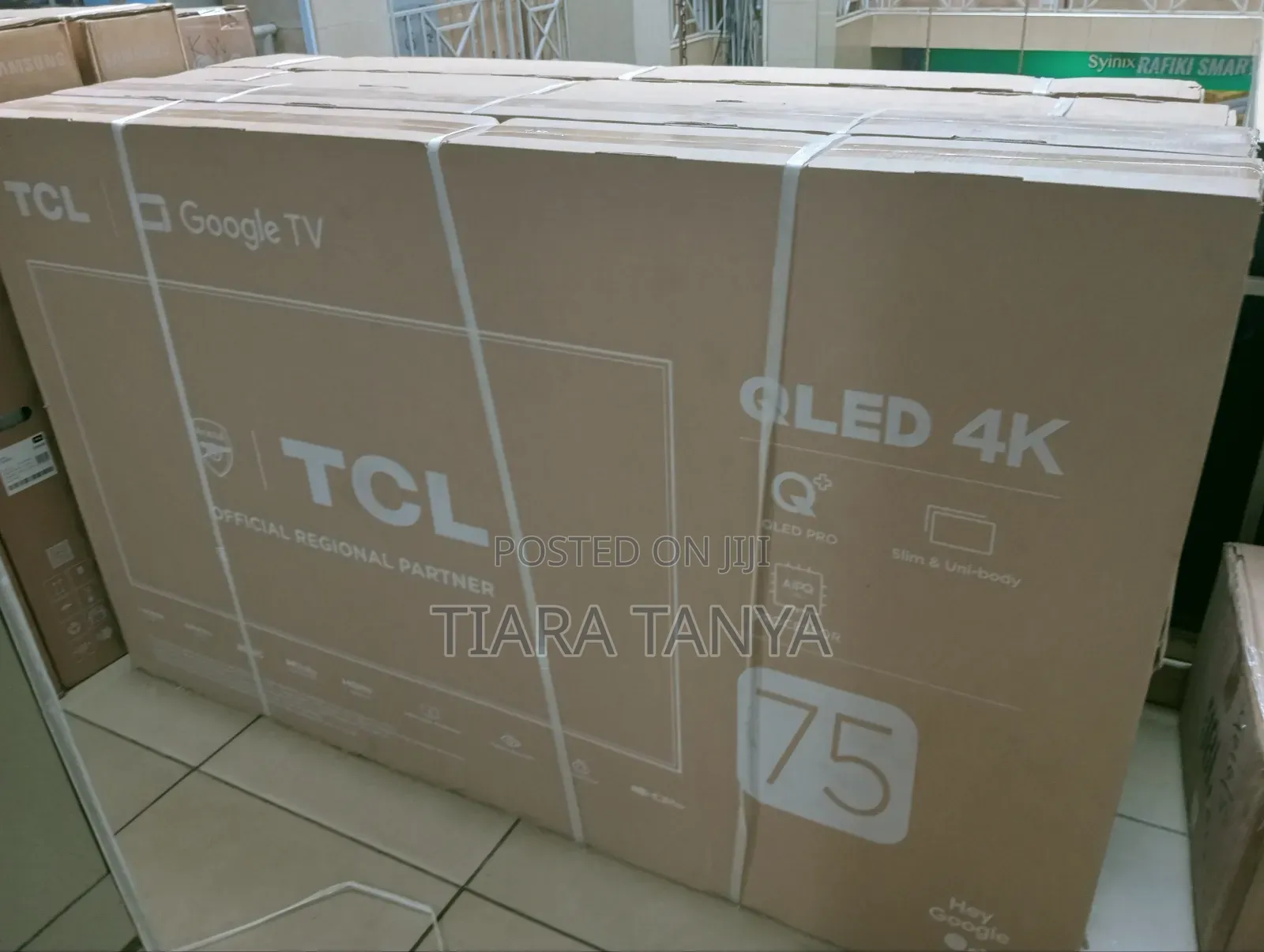 TCL 75′′ C655 (New 2024) QLED Pro Smart Google TV – 75C655