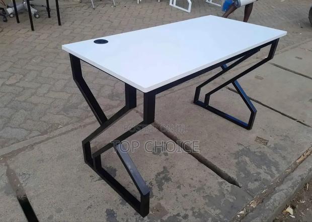 Double - Metallic Office Desk - main view