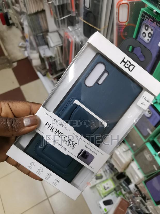 Leather Case HBD With a Wallet Cards Samsung Note 10 Plus - thumbnail 2