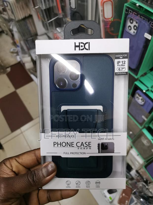 Leather Phone Case for iPhone 12 Pro Max Wallet Case With - main view