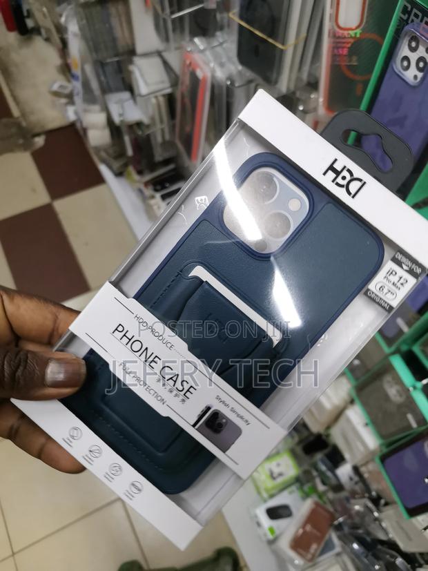 Leather Phone Case for iPhone 12 Pro Max Wallet Case With - thumbnail 3