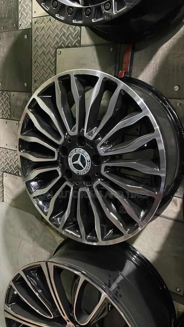 Black Silver 17 Inch Mercedes Benz Rims Set