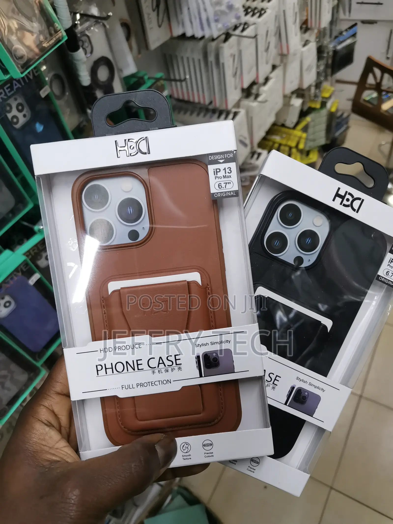 Back Cover HDD Case HD Leather Luxury for iPhone 13 Pro Max
