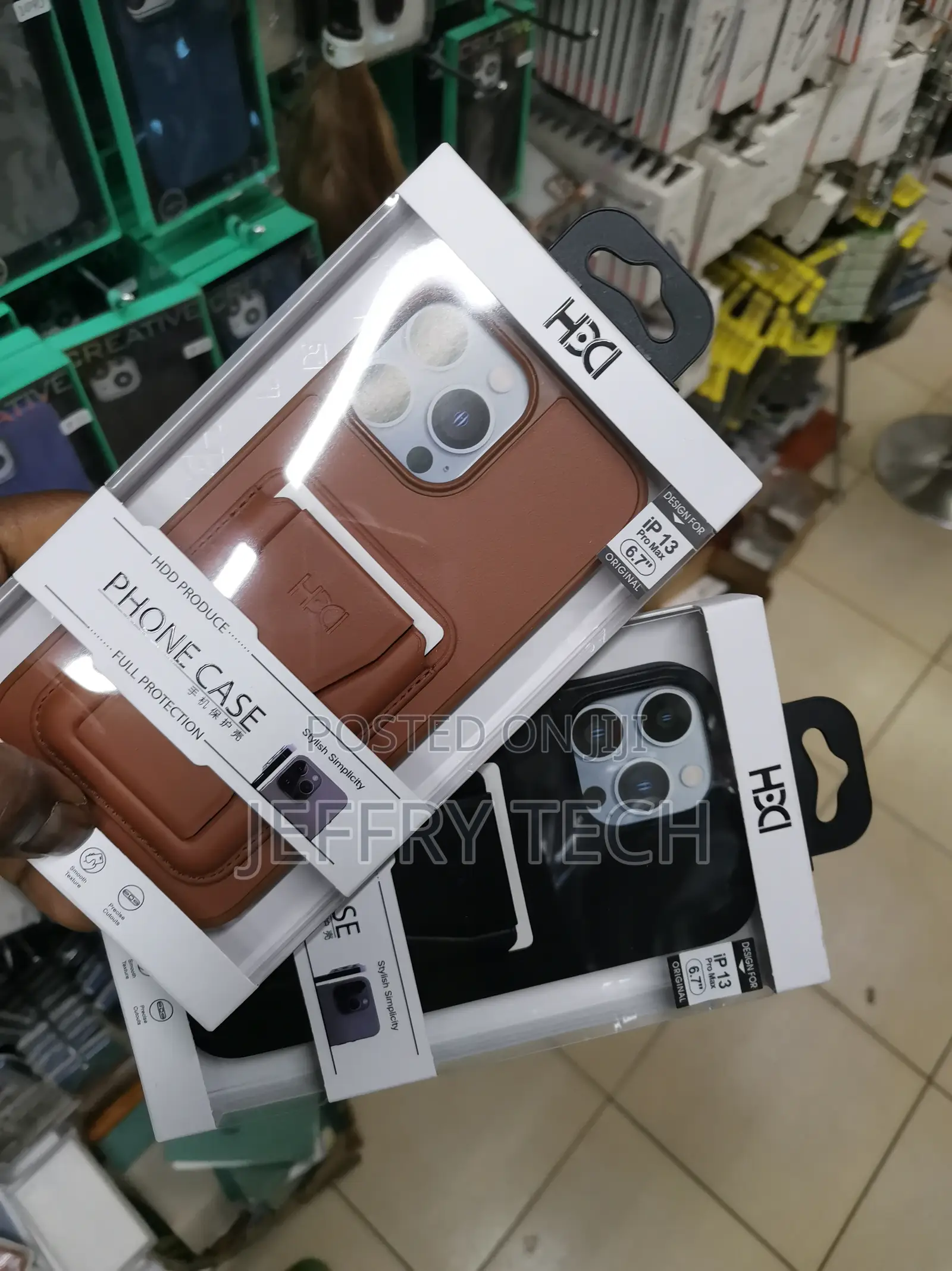 Back Cover HDD Case HD Leather Luxury for iPhone 13 Pro Max