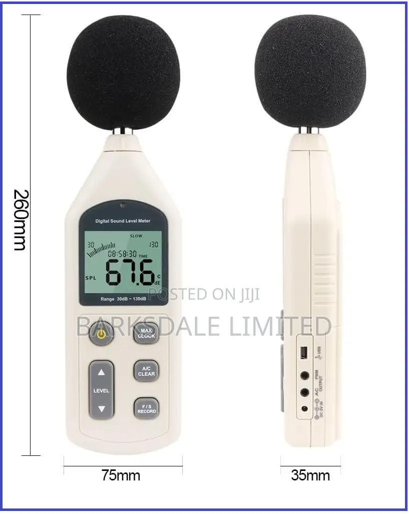 Professional Sound Level GM1357 Meter Audio Decibel Noise Db