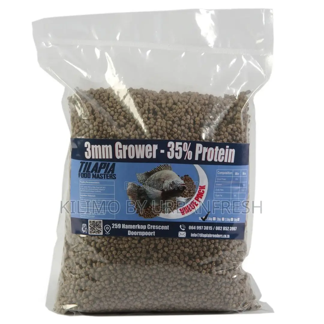 Tilapia Growers 35% 3 Mm(25kgs)