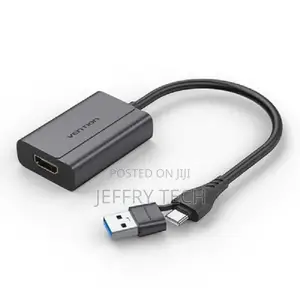 Vention USB-C + USB-A to HDMI Adapter 0.15 Meters - ACYHB