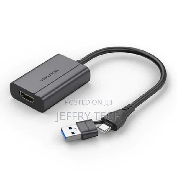 Vention USB-C + USB-A to HDMI Adapter 0.15 Meters - ACYHB