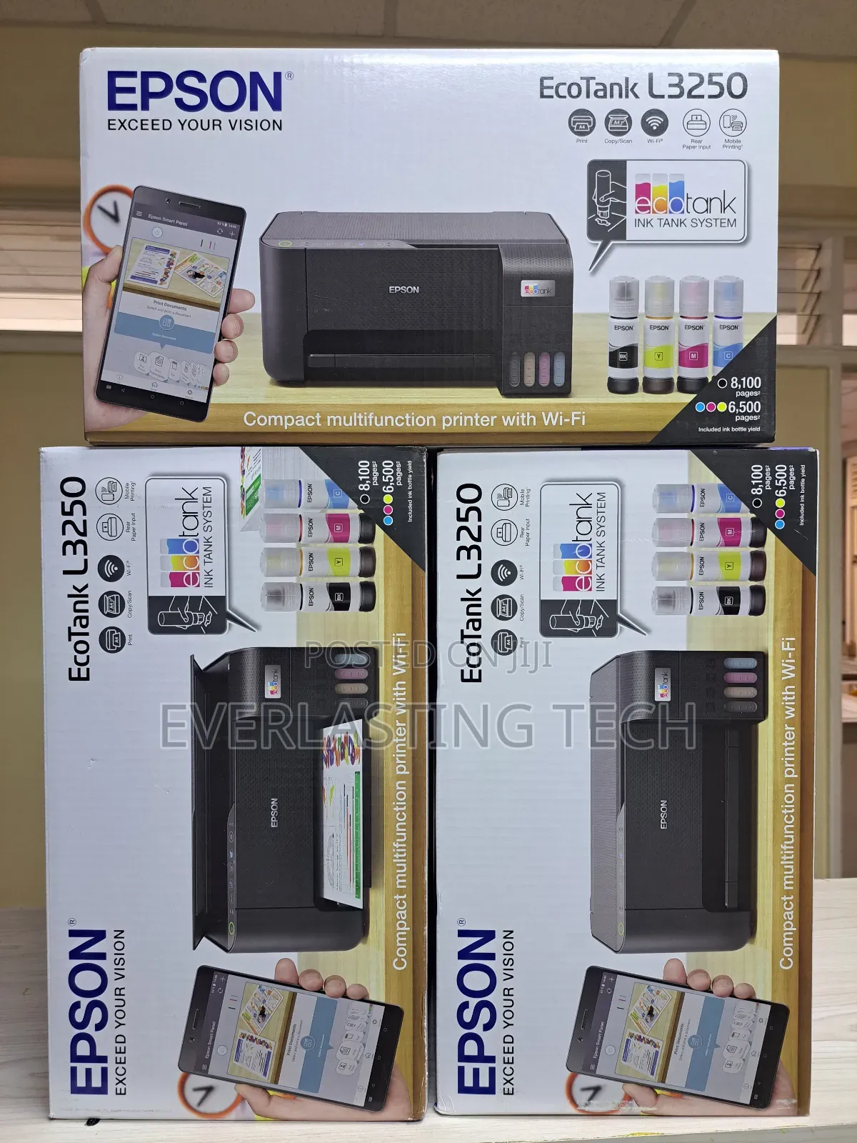 Epson L3250 Ink Tank Printer, Print, Copy and Scan