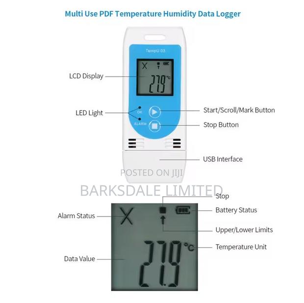 Data Logger Humidity Temperature Datalogger Reusable Multi U - thumbnail 6
