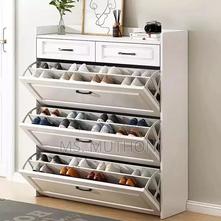 Large-Capacity Storage Entrance Storage Modern Shoe Rack