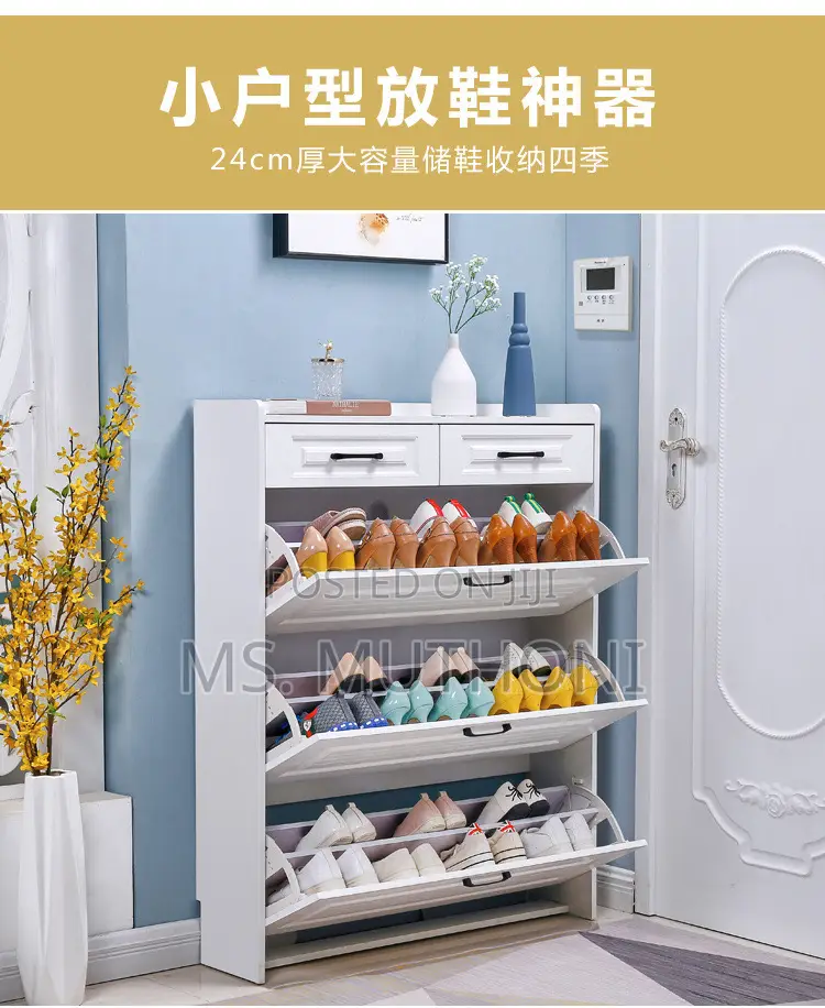 Large-Capacity Storage Entrance Storage Modern Shoe Rack