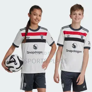 Manchester United Kids White Jersey 24-25 Man U Kit