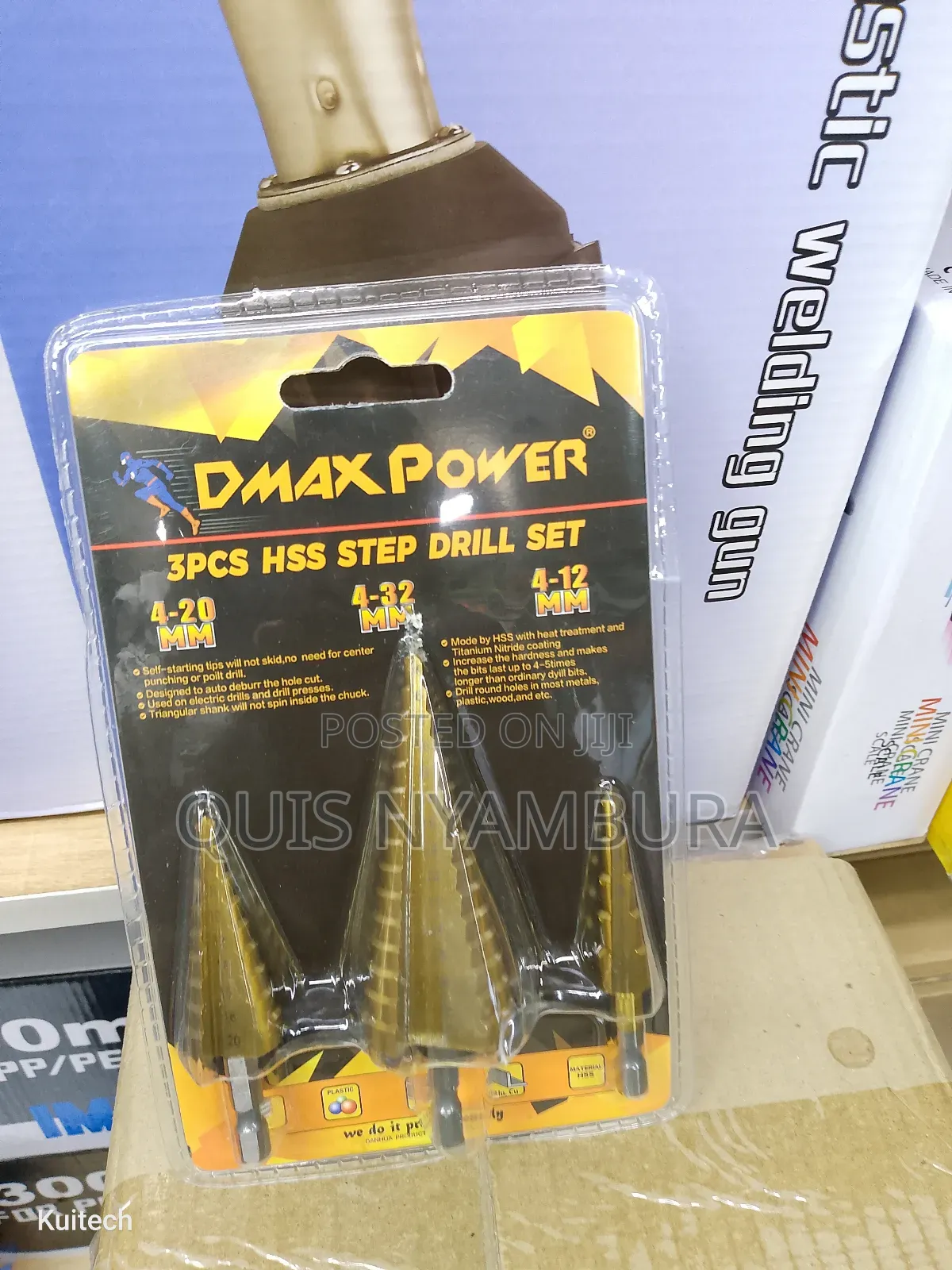 Quality Step Bit/ 3pcs Step Drill Bit
