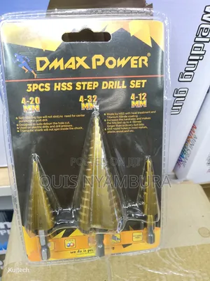 Step Bit Set/ 3pcs Step Drill Bits