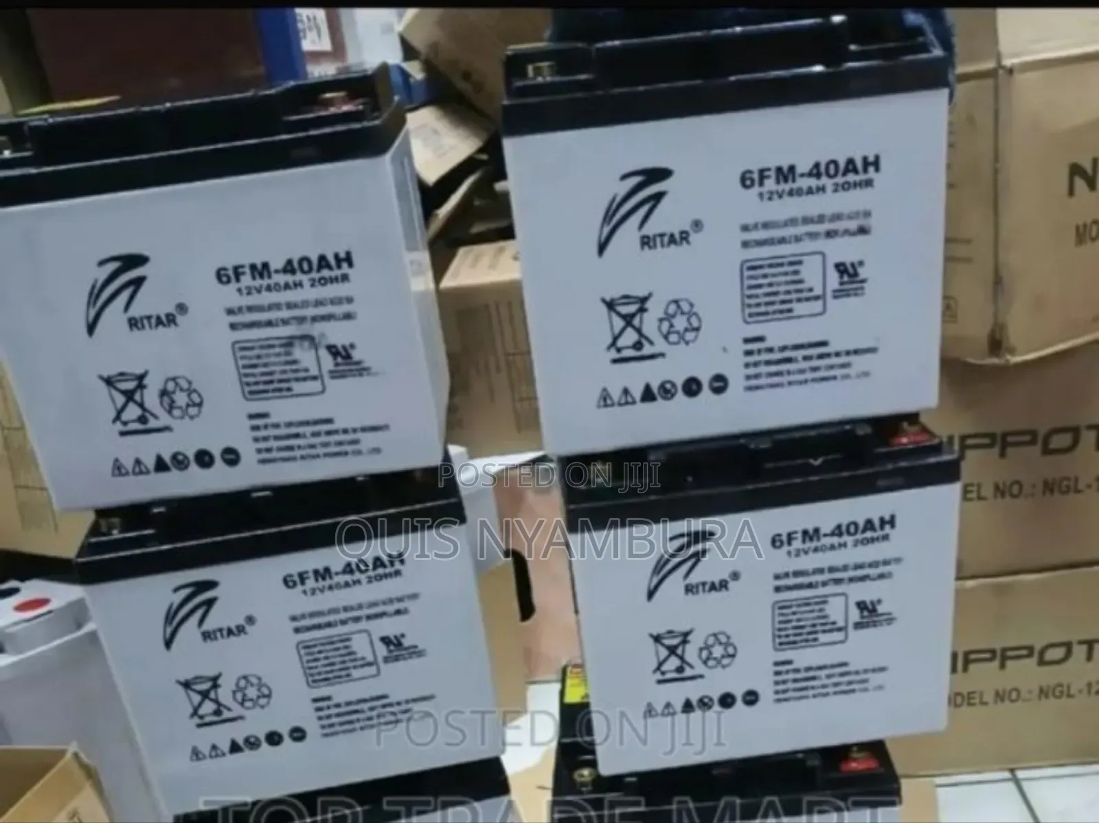 Deep Cycle Solar Battery/ Ritar Solar Battery 40ah