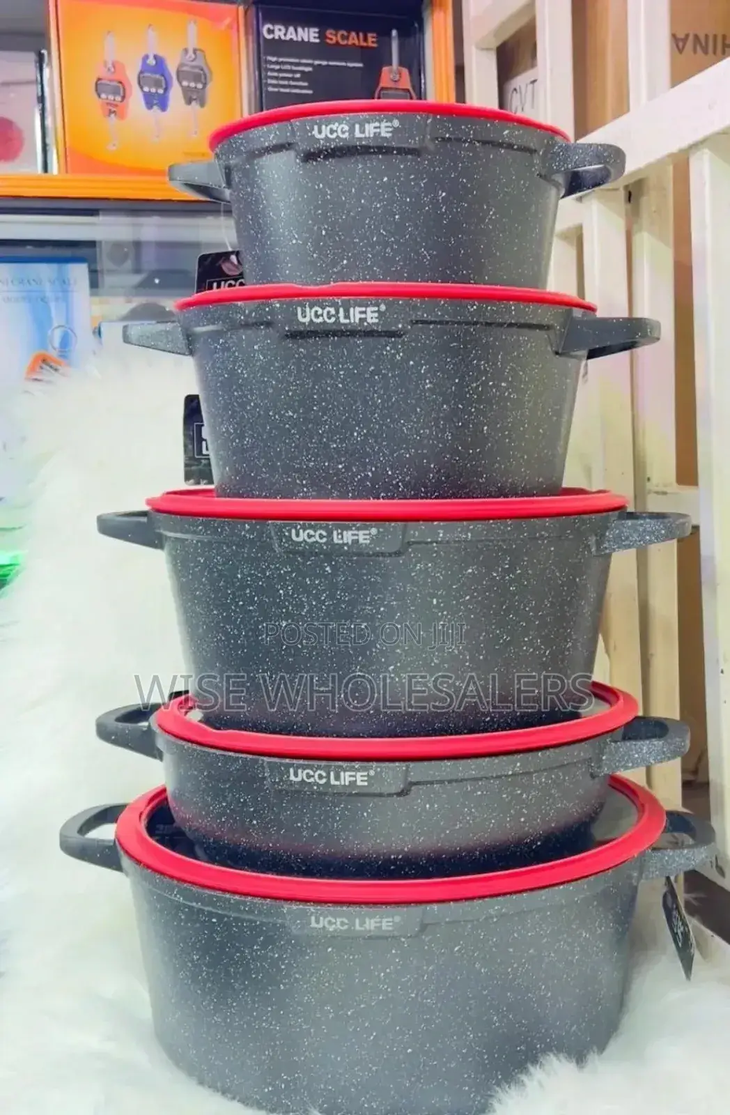 12pcs Cook And Chef Ucc Granite Nonstick Cookware Set.*....