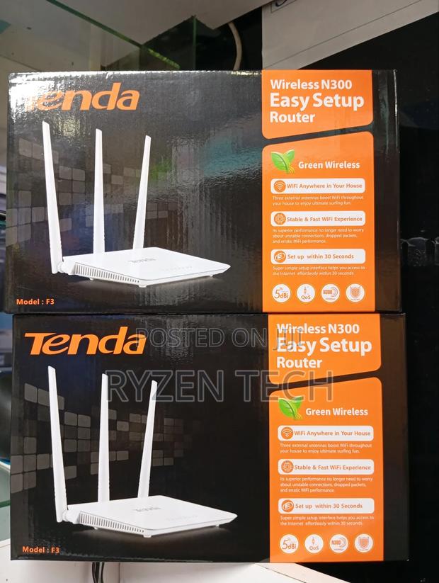 ~`~~Tenda Router F3 - main view