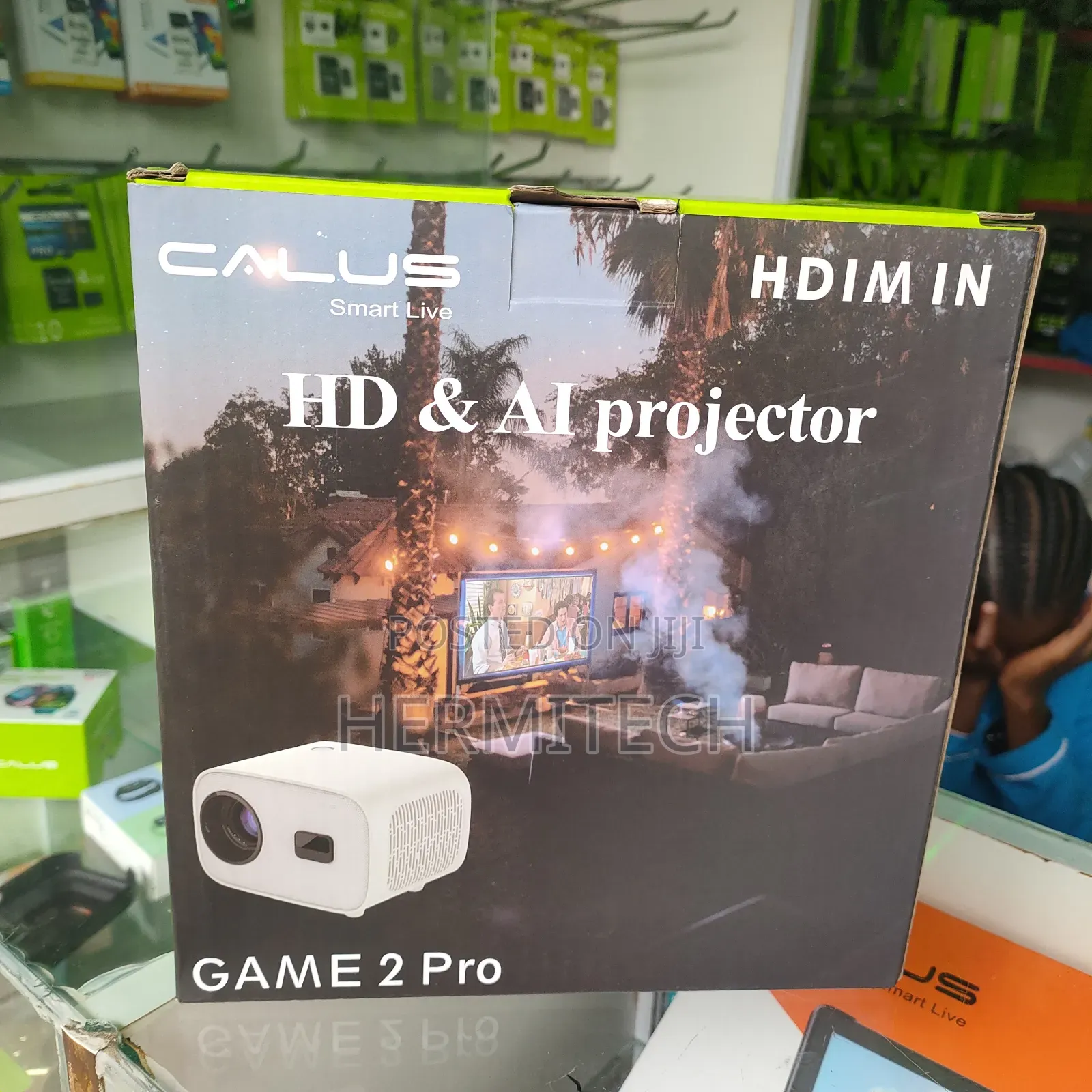 Calus Android Projector With HDMI and Has Wifi Connection
