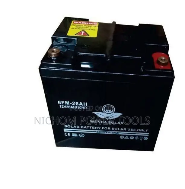 Wenda Solar 26ah Solar Battery