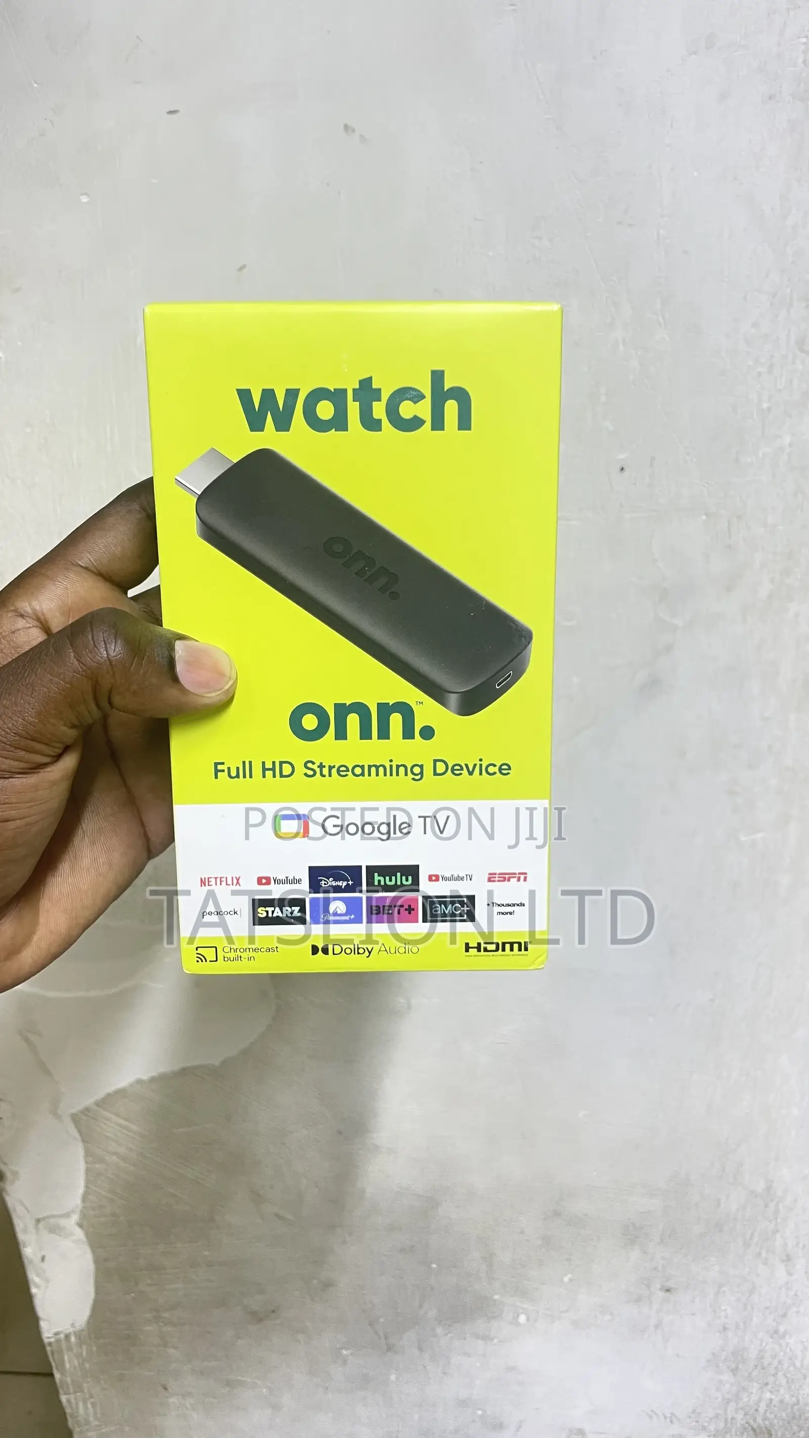 Onn Onn. Google TV Streaming Box (New, 2023), UHD Reso