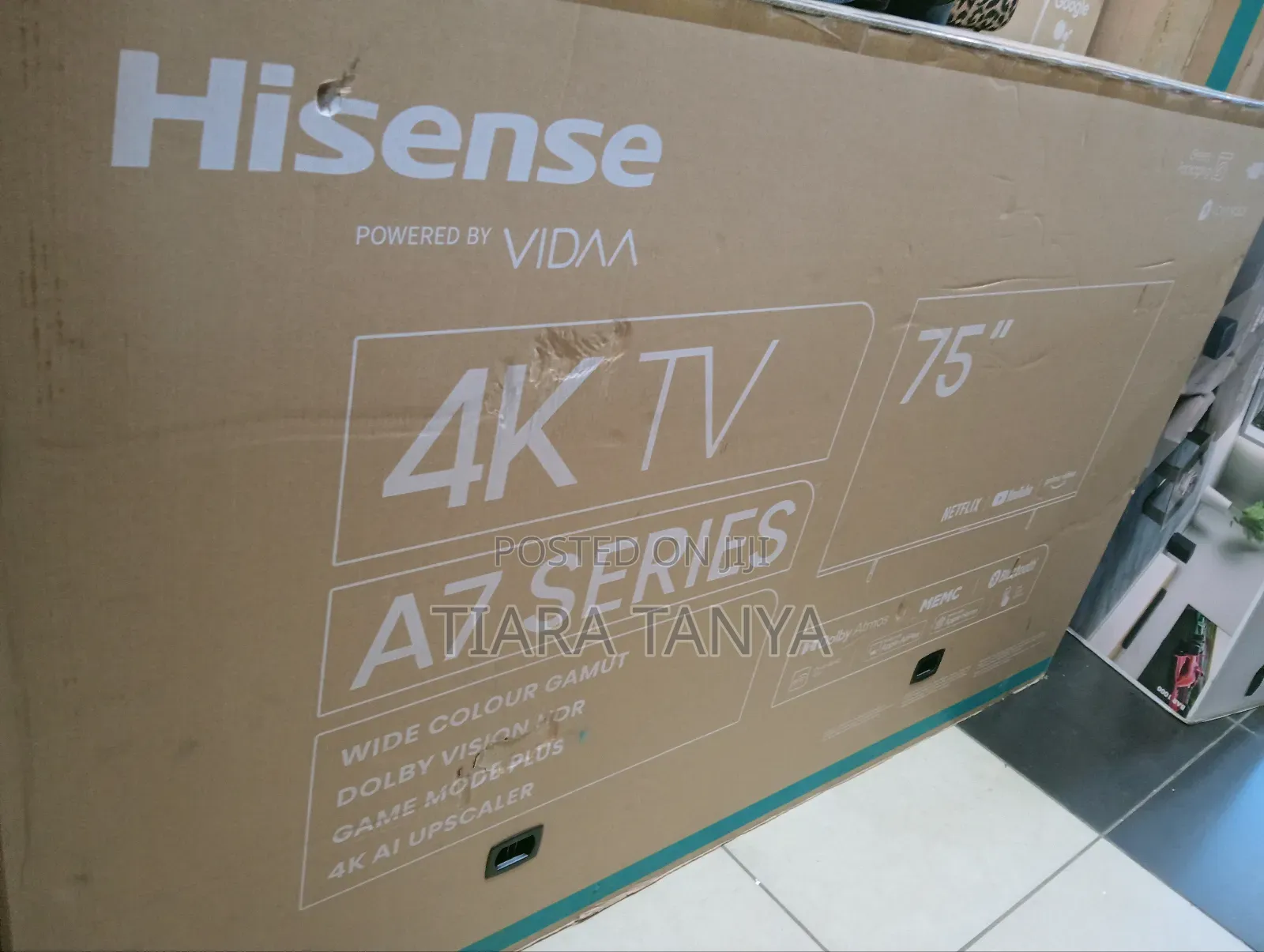 Hisense 75" Smart A7 Led Tv