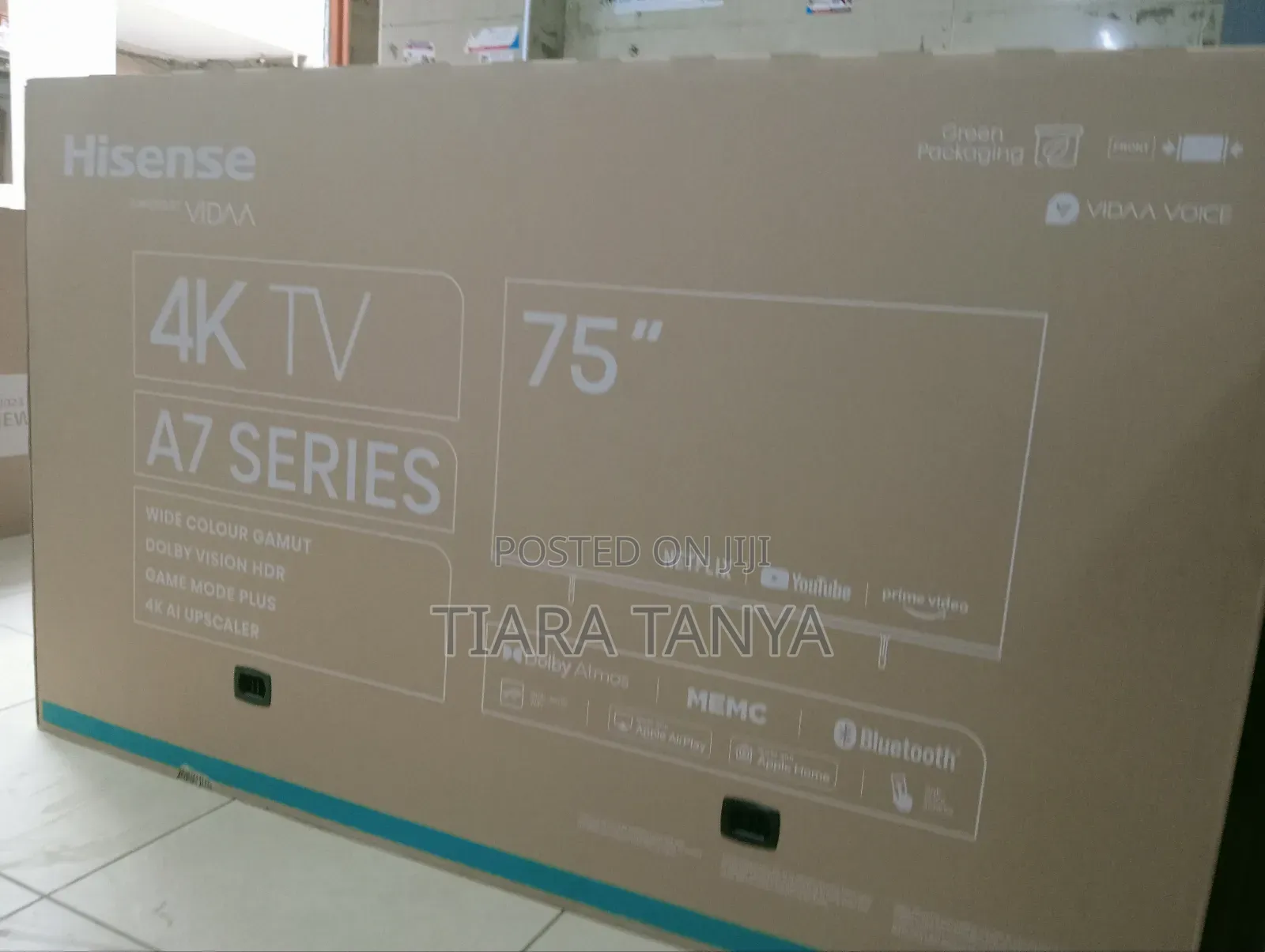 Hisense 75" Smart A7 Led Tv