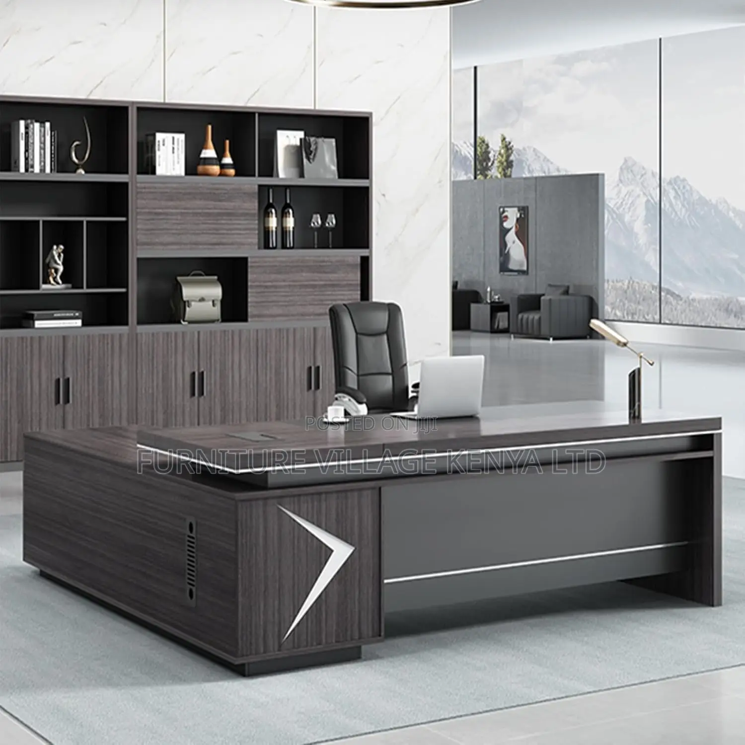 1800mm Executive L-Shaped Office Table