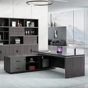 1800mm Executive L-Shaped Office Table