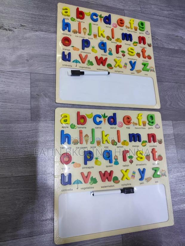 Big Size Wooden Letter With Pen and Rubber