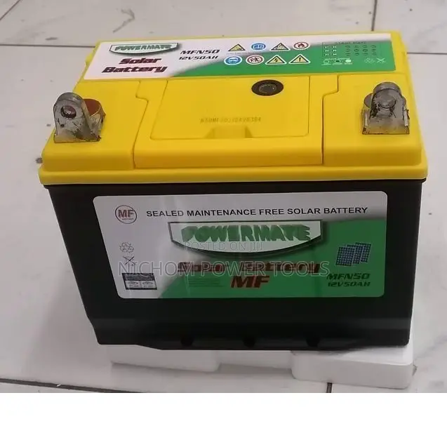 Powermate 50AH Solar Battery Dry Cell Solar Battery