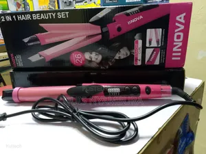 Hair Curler, Flat Iron 2in1