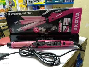 Hair Curler, Flat Iron 2in1
