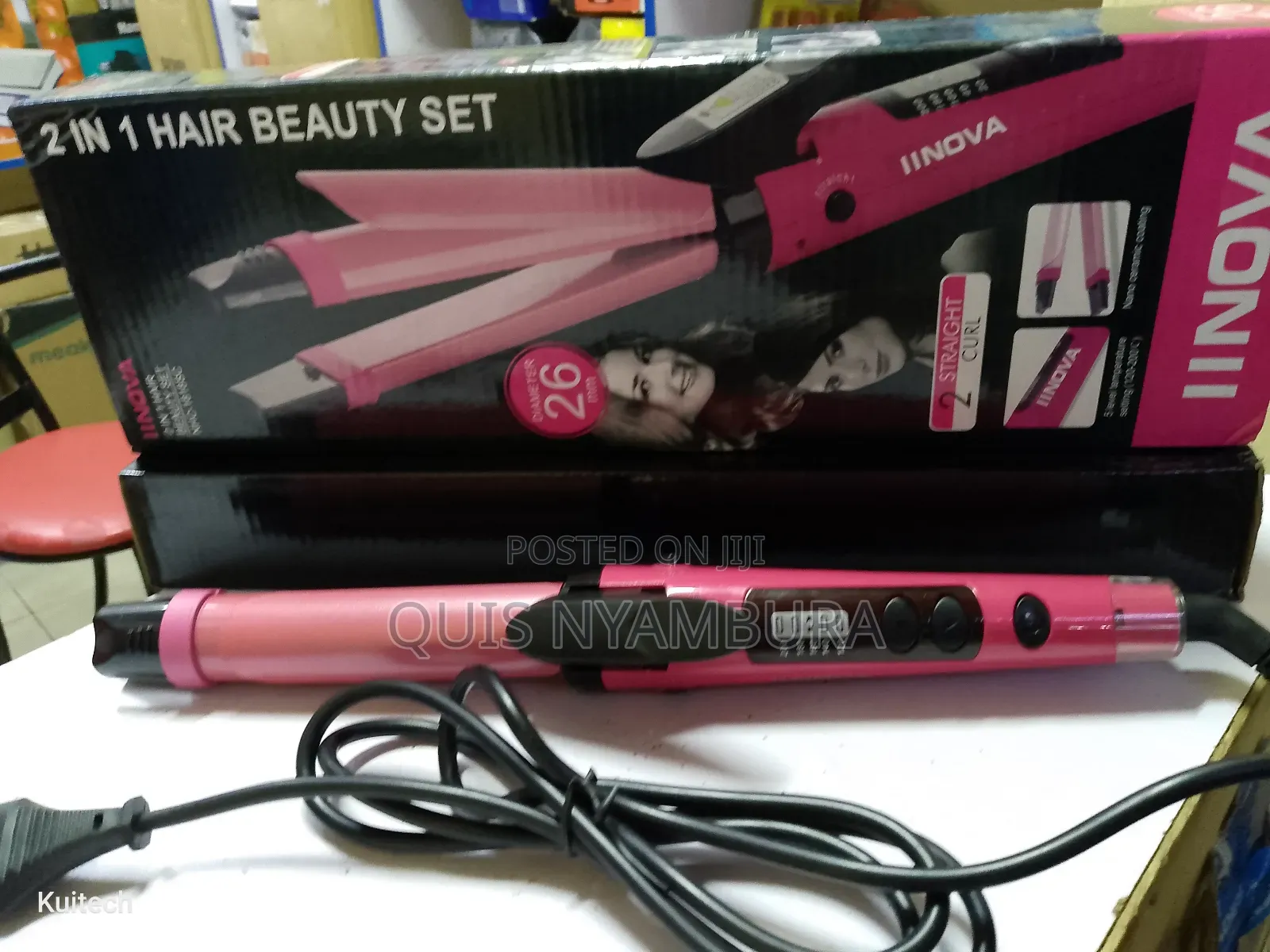 Flat Iron, 2in1 Hair Curler