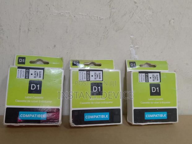 Dymo Cartridge 9mm Black on White Tape