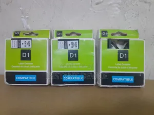 Dymo Cartridge 9mm Black on White Tape