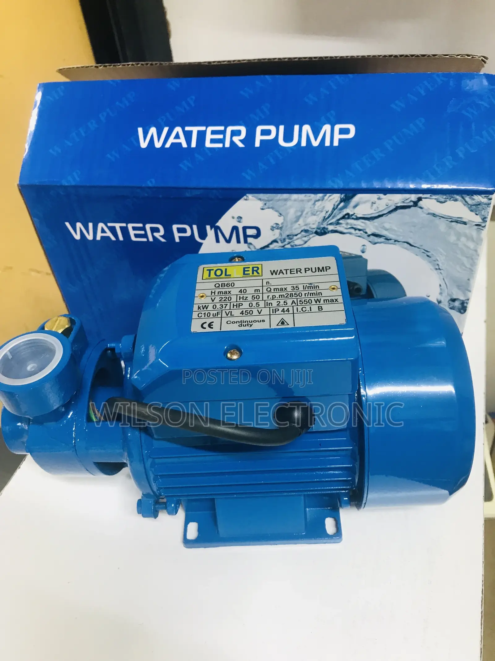 QB-60 Water Pump. 0.5HP
