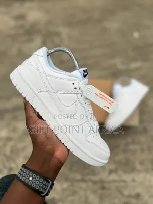 Air Jordan 1 White in Color Unisex Sneakers