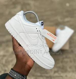 Air Jordan 1 White in Color Unisex Sneakers