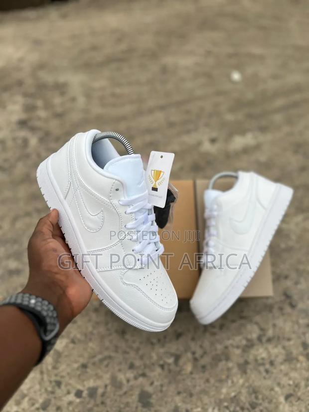 White Air Jordan 1 Unisex Sneakers - main view