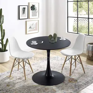 2-Seater Modern Pedestal Dining Table
