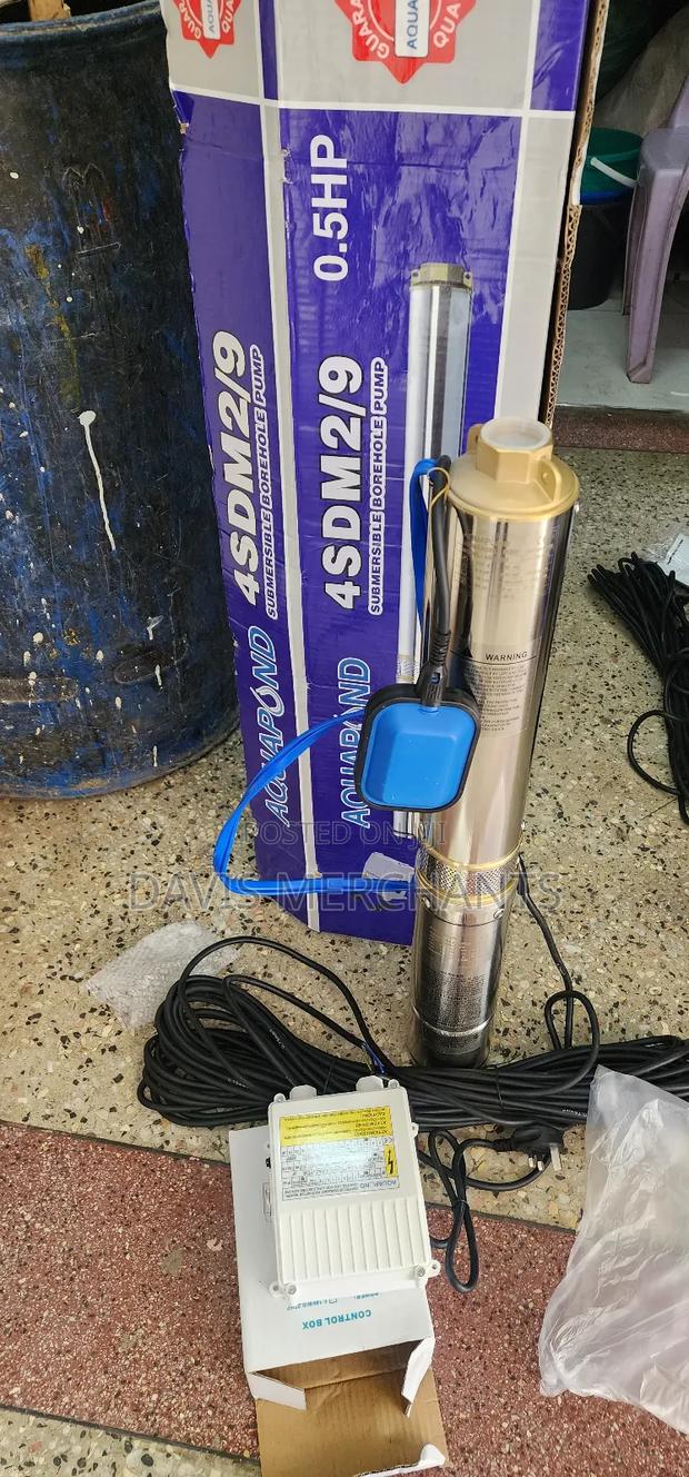 Submersible Borehole Pump With Float Switch Power Supply - main view